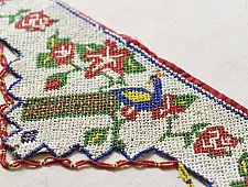 Prachin . प्राचीन || Bead Work ~ Antique Door Toran - Peacock Motif