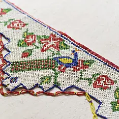 Prachin . प्राचीन || Bead Work ~ Antique Door Toran - Peacock Motif
