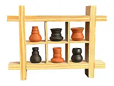 Terracotta Tales | Terracotta Pottery Art - Miniature Wall Art Frame - B