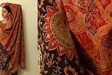 Pasham | Kashmiri Pashmina Kani Handwoven Long Antique Jamawar Shawl