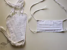 Be safe & stylish ✜ Mul Cotton Layered Mask ( Set of 4 ) ✜ A