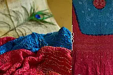 Pearls of Wisdom ❉ Bandhani Gajji Silk Dupatta ❉ 17