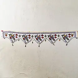 Prachin . प्राचीन || Bead Work Antique Door Toran - Peacock Motif