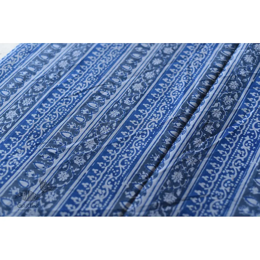 Shop Gamthi Block Printed pure cotton saree