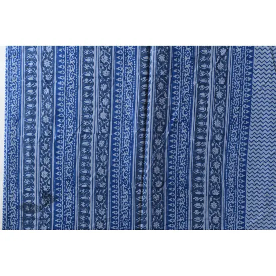 Shop Gamthi Block Printed pure cotton saree