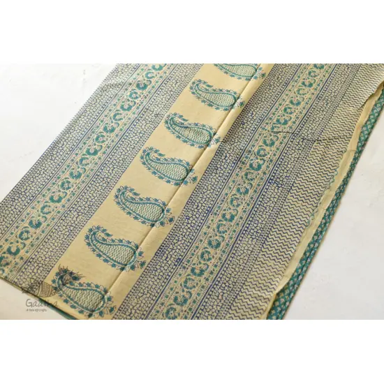 Shop Gamthi Block Print pure cotton saree