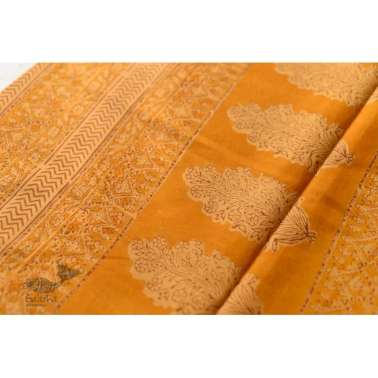 Shop Gamthi Block Print pure cotton saree