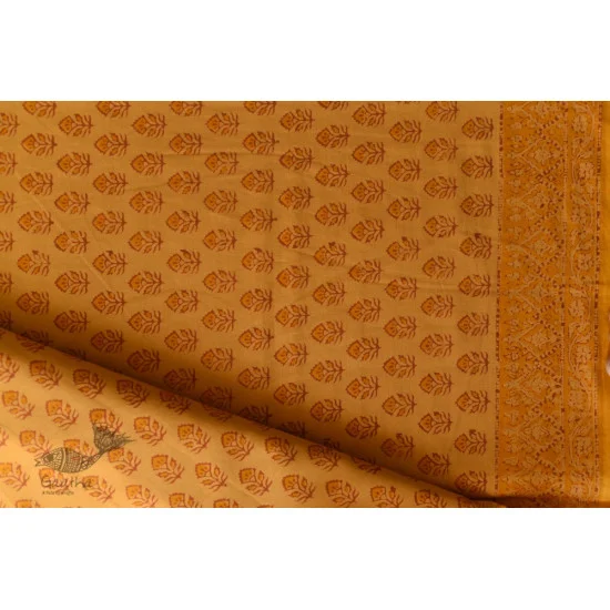 Shop Gamthi Block Print pure cotton saree