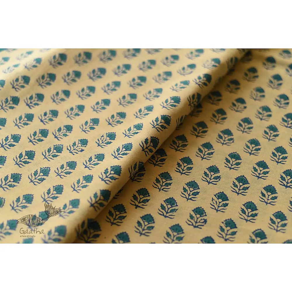Shop Gamthi Block Print pure cotton saree
