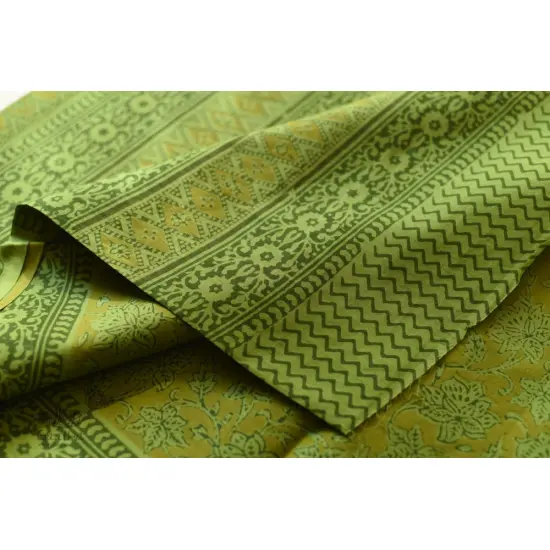 Shop Gamthi Block Print pure cotton saree