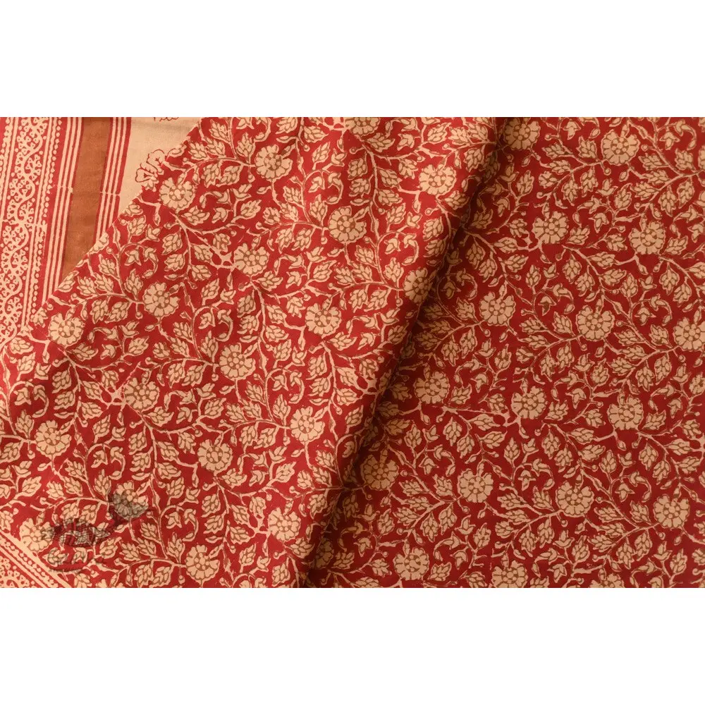 Shop Gamthi Block Print pure cotton saree