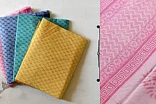 Eshana ~ Gaamthi Block Print Cotton Saree ( Four Color Options ) - E