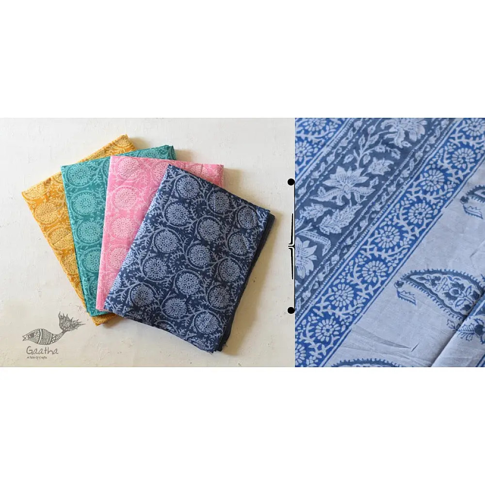 Shop Gamthi printed pure cotton saree