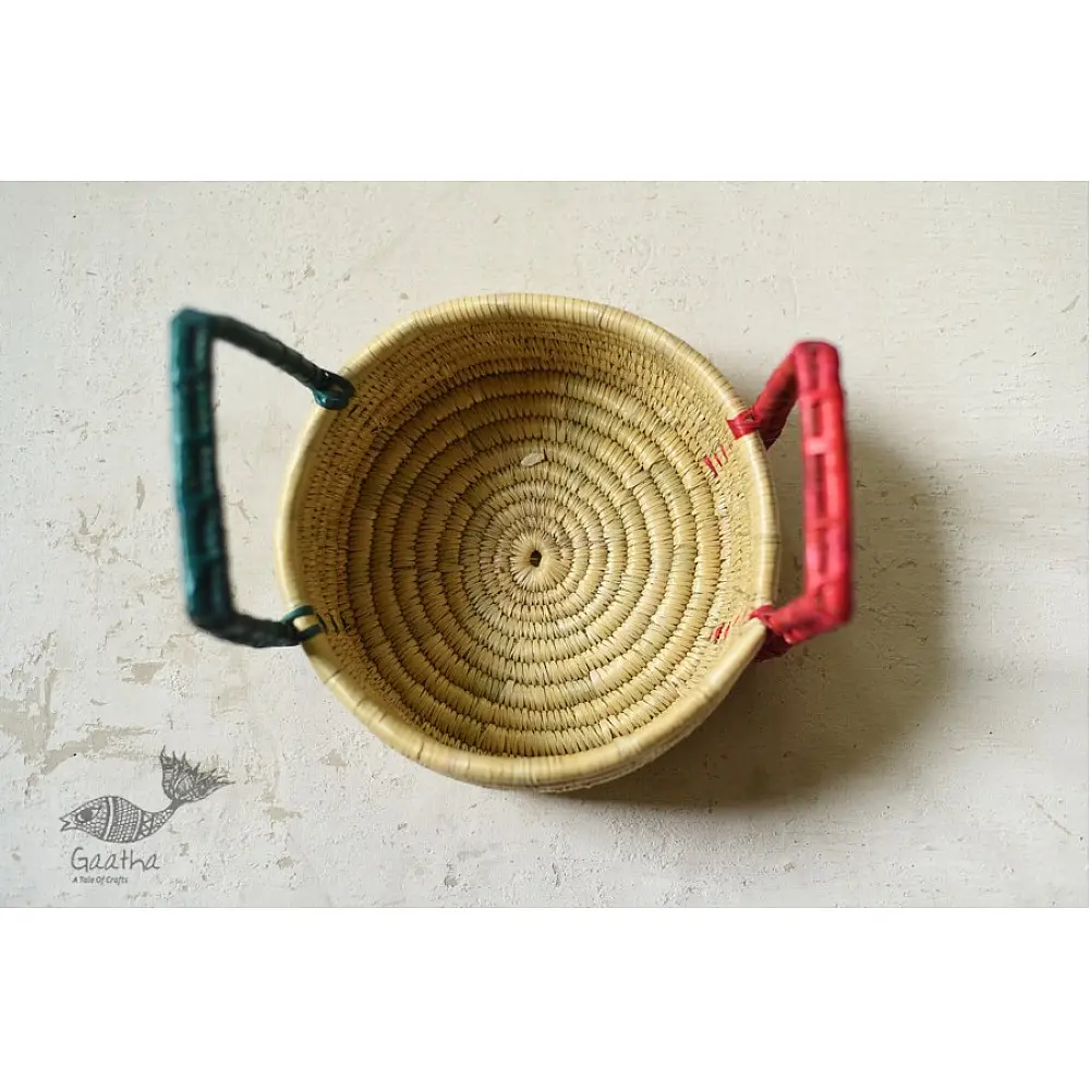 Moonj Grass handicraft - Multipurpose basket