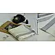 shop online handloom dhoti khes - white cotton