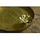 handmade brass aarti / pooja thali with diya