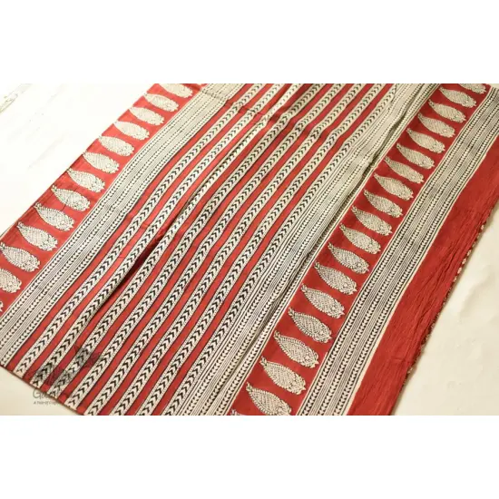 shop Bagru Block Printed Cotton Saree