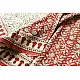 shop Bagru Cotton Red Saree - Block Printed