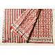 shop Bagru Cotton Red Saree - Block Printed