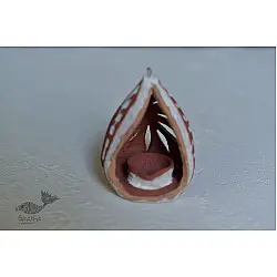 Maati Ka Kaam ‡ Terracotta Hanging Lamp / Diya (6" x 5" x 3.5") ‡ 20