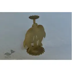 Ahar ✽ Brass ~ Fish Candle Stand (4.5" x 6" x 3") ✽ 29