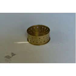 Ahar ✽ Brass ~ Flower Basket (4.2" x 4.2" x 2") ✽ 27