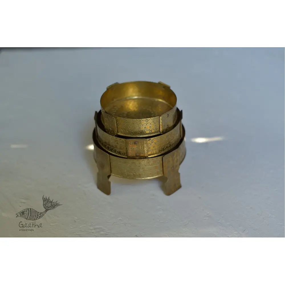 handmade Brass Angeethi - three size options