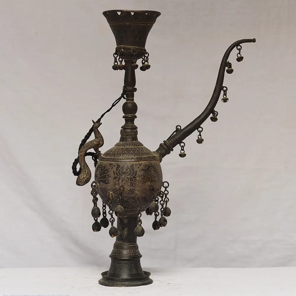 Shop Antique Brass maharaja Hookah