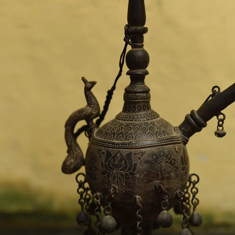 Shop Antique Brass maharaja Hookah