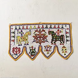 Prachin . प्राचीन | Bead Work ~ Antique Wall Hanging - G