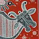 shop Mandana Art - Painting  ~ Cow ( 11 x 14 inch)