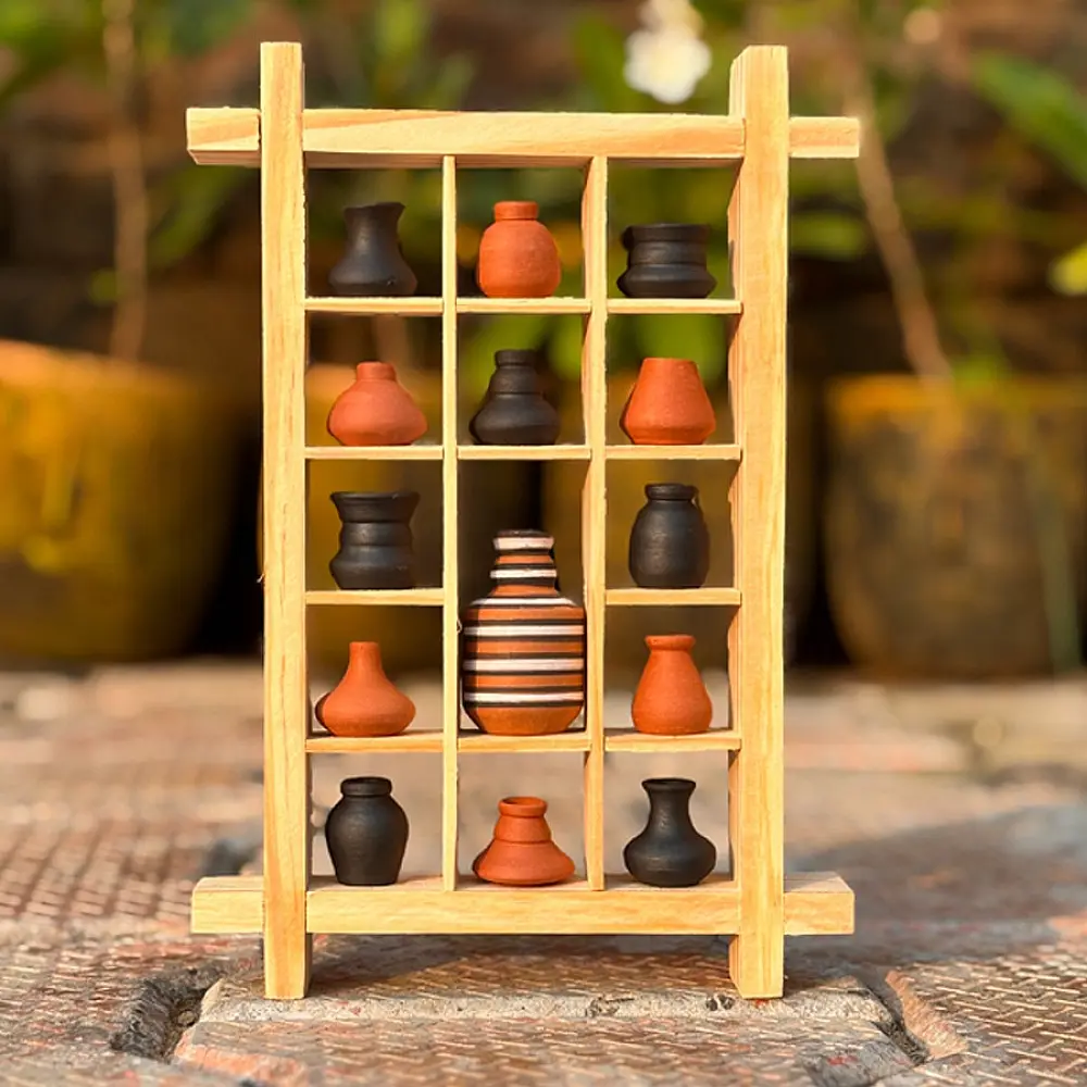 buy Terracotta Pottery Art - Miniature Wall Art Frame