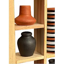 Terracotta Tales | Terracotta Pottery Art - Miniature Wall Art Frame - E