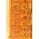  Kantha Silk Stole - Embroidered Yellow