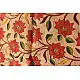 Kantha Tussar Silk Hand Embroidered Dupatta ~ Red Flowers All Over