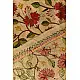 Kantha Tussar Silk Dupatta ~ Hibiscus Flowers Embroidered