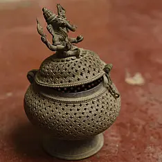 Antiquities from Khajuraho | Box with Ganesha