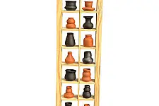 Terracotta Tales | Terracotta Miniature Pottery | Unique indian Wall Decor