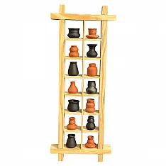 Terracotta Tales | Terracotta Miniature Pottery | Unique indian Wall Decor