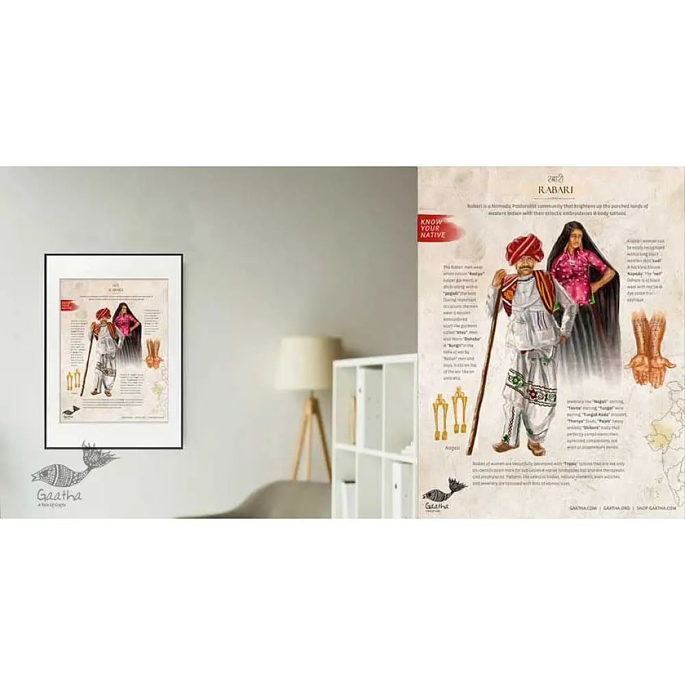 Printed Poster | Rabari Tribe