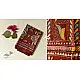  Kantha Silk Stole - Embroidered Maroon