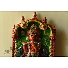 Molela | Mitti Ki Murti - Handmade Terracotta Plaques - Krishna