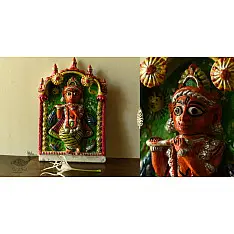 Molela | Mitti Ki Murti - Handmade Terracotta Plaques - Krishna