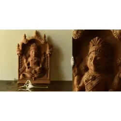 Molela | Mitti Ki Murti - Handmade Terracotta Wall Hanging Plaques - Laxmi