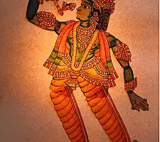 Leather Puppets ~ Krishna (17.5 " x 7")