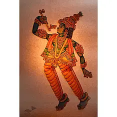Leather Puppets ~ Krishna (17.5 " x 7")