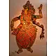 shop leather puppet - handmade female dancer
