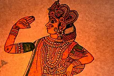 Leather Puppets - Radha ( Pink )