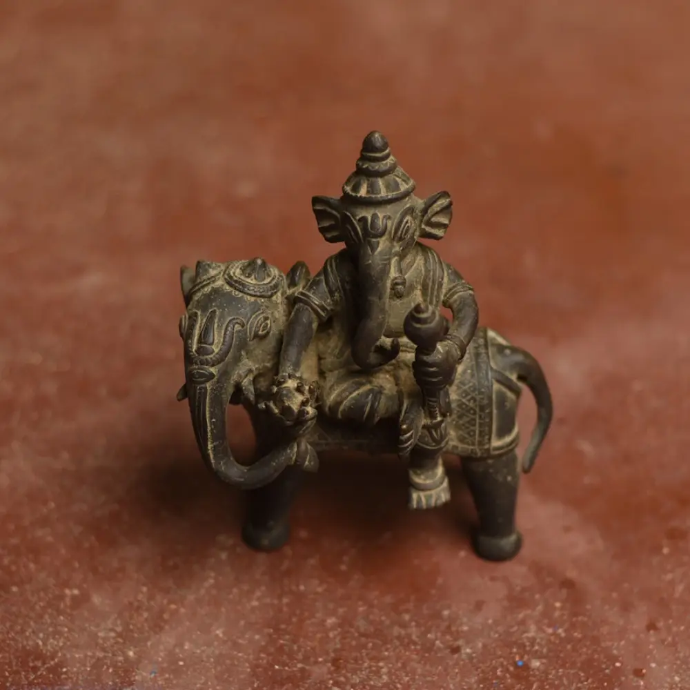 Shop brass Antique casted Ganesha