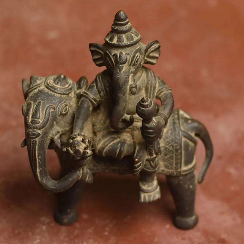 Shop brass Antique casted Ganesha